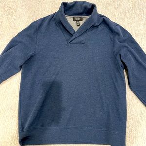 Nordstrom Blue Shawl Sweater